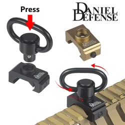 Daniel Defense Punto de fijación giratorio QD riel Picatinny 20mm