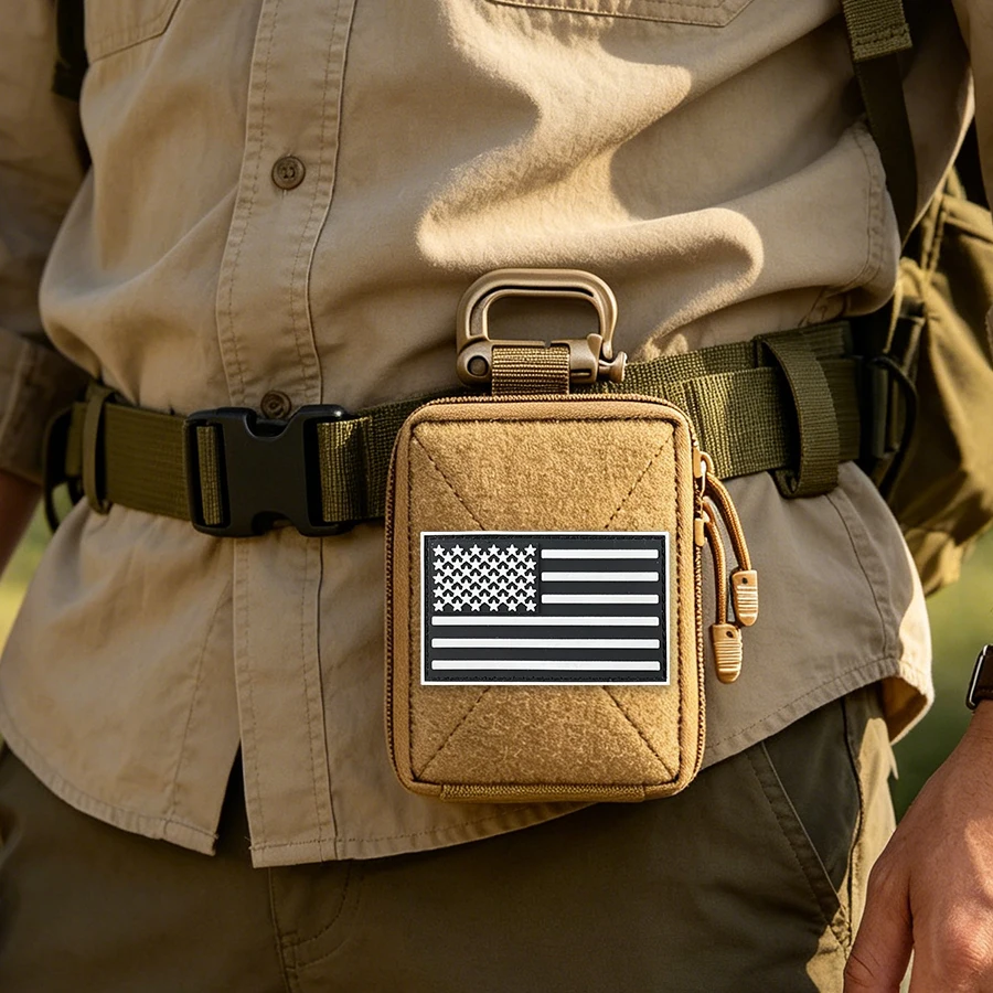 Bolsa de cintura MOLLE para accesorios de herramientas aire libre - imagen 4
