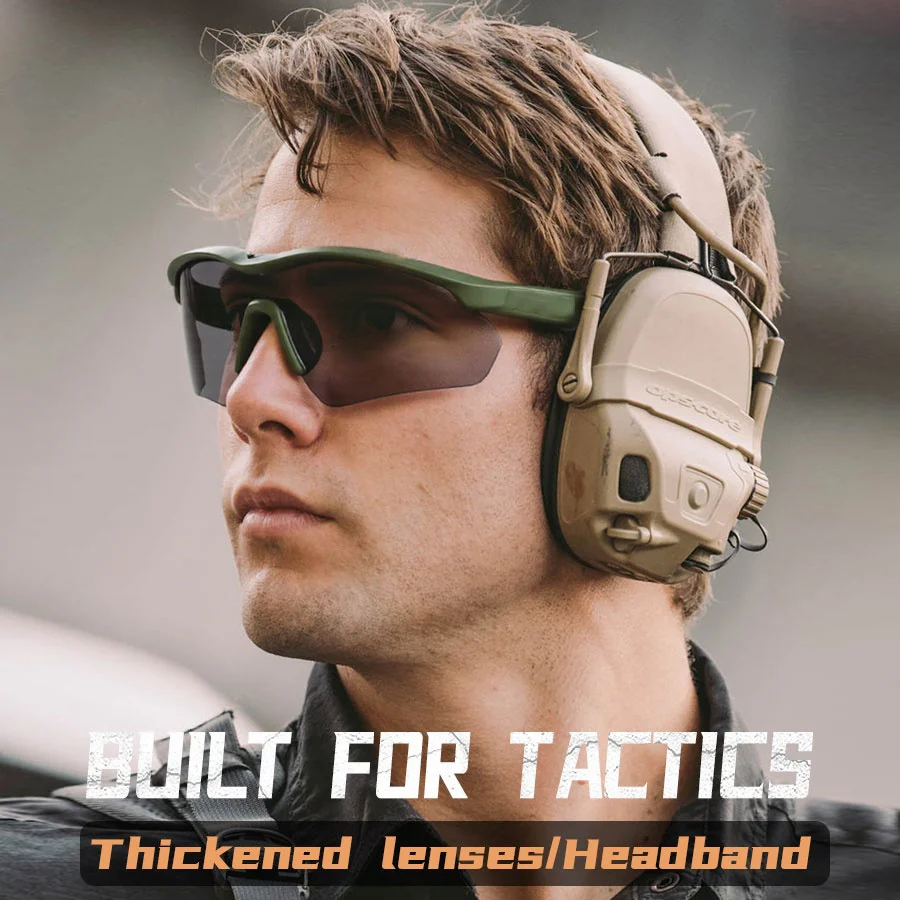 Gafas tiro tácticas protección viento polvo antiempañante - imagen 3