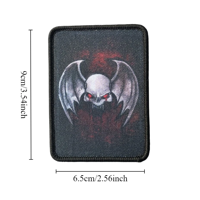 Parche táctico Night Lord 40k – Brazalete militar con gancho y bucle