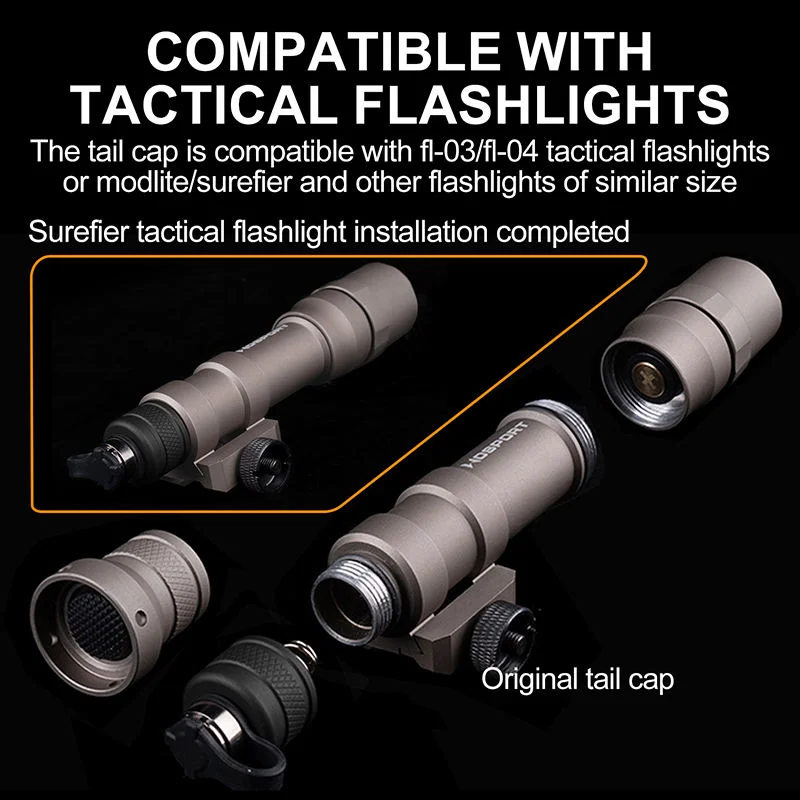 MODLITE SUREFIRE tapa trasera para linterna táctica SF