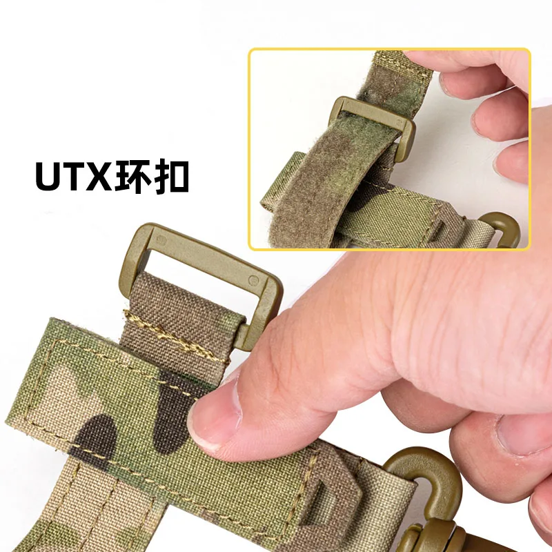 Mosquetón hook portaguantes táctico – Gancho supervivencia sistema MOLLE - imagen 4