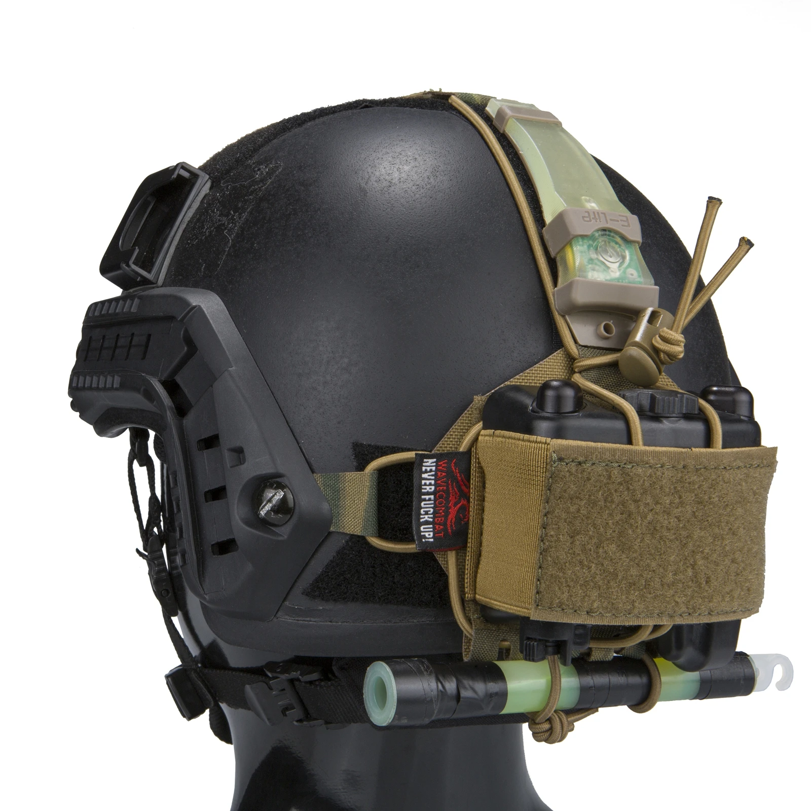 Paquete de batería para casco táctico con diseño de dragón