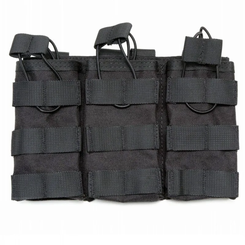 Bolsa táctica MOLLE triple compartimento superior para cargadores - imagen 2
