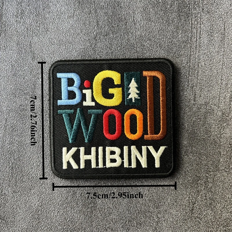 Parche táctico bordado BigWood con velcro, moral para ropa y mochila - imagen 5