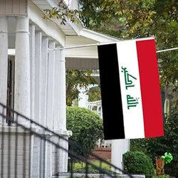 Bandera de Irak nacional decorativa para exterior