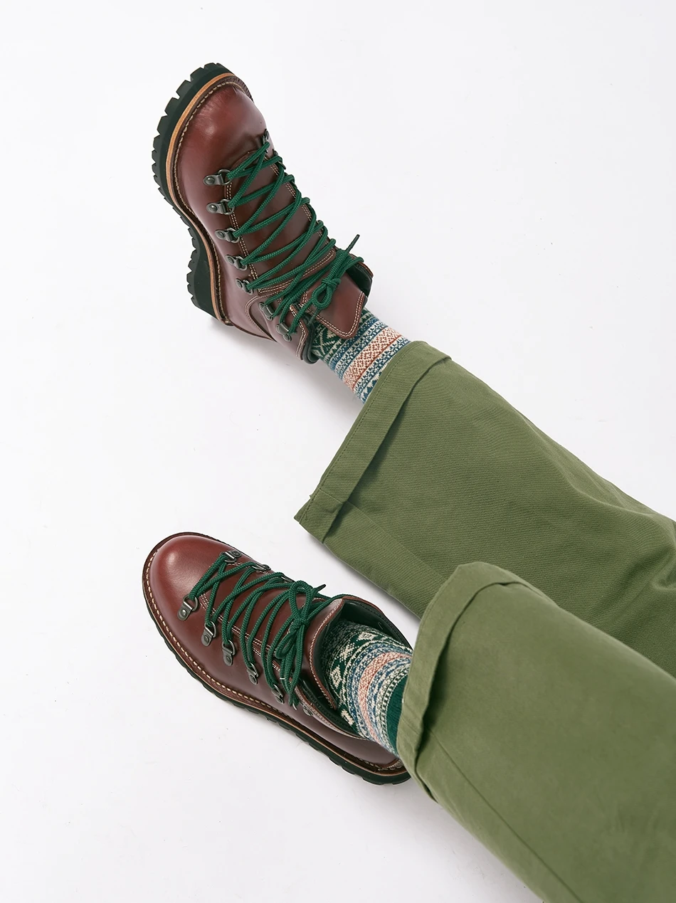 KOWM Botas de senderismo impermeables piel de vaca tobillo Goodyear - imagen 3