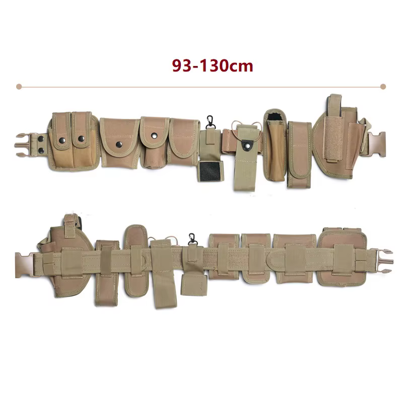 Cinturón táctico policial MOLLE con bolsas para servicio y airsoft - imagen 5