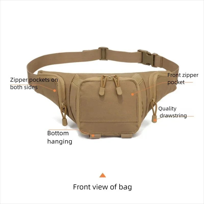 Funda táctica de pistola MOLLE con riñonera para portación oculta - imagen 3