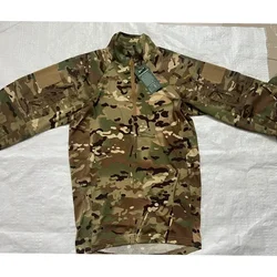 Camisa táctica de combate manga larga airsoft para caza desgaste