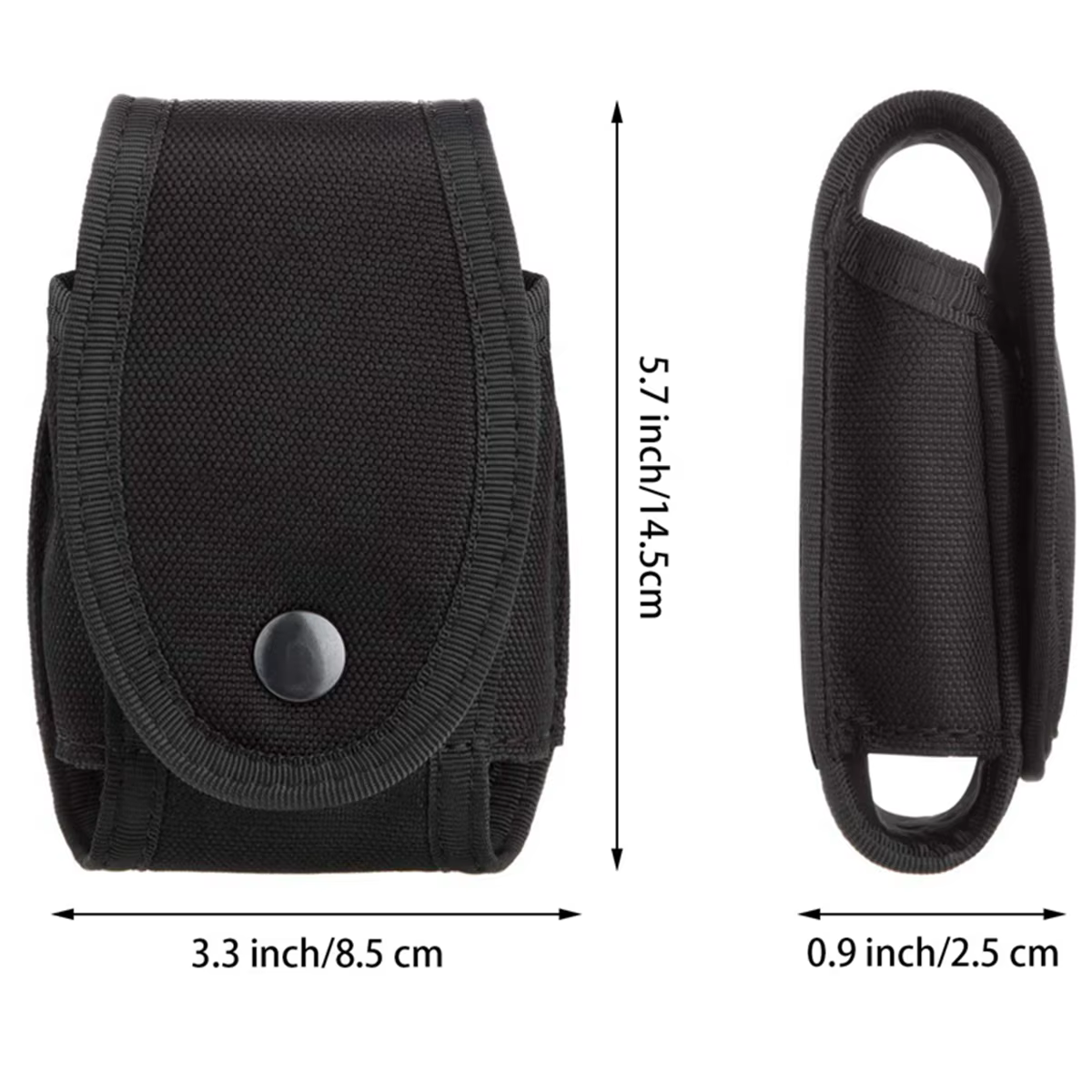 Funda táctica MOLLE para esposas articuladas con solapa - imagen 2