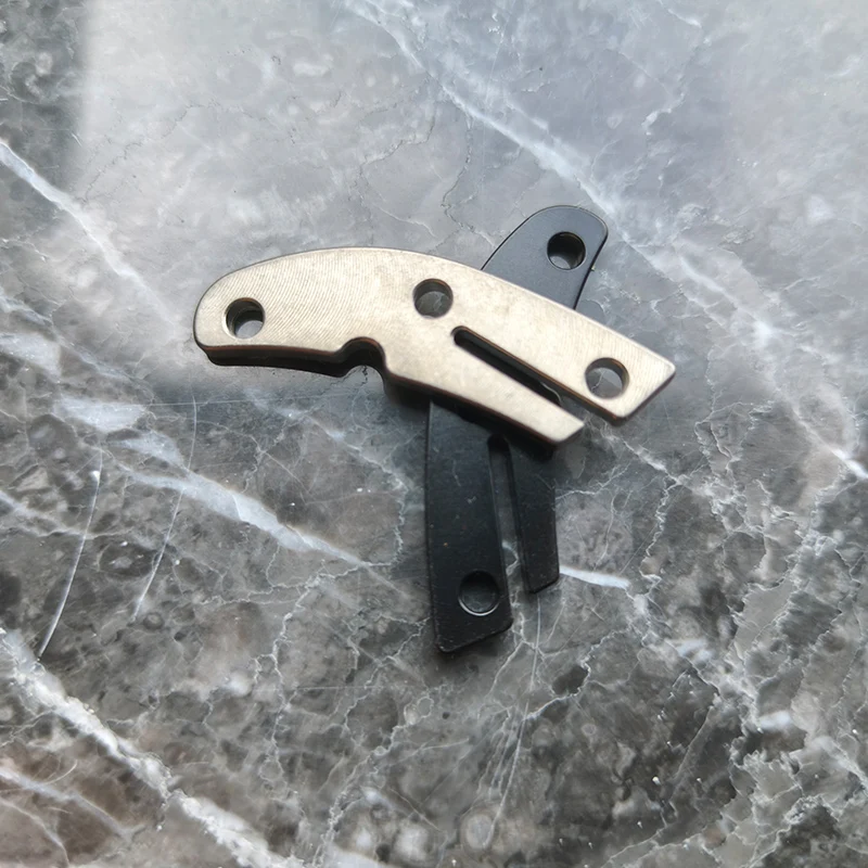 Espaciador trasero de titanio compatible con Spyderco Delica 4 - imagen 5