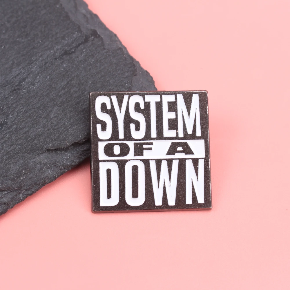 Broche esmaltado Sistema of a Down – solapa de ropa - imagen 4
