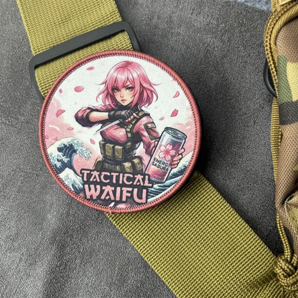 Parche táctico militar con gancho y bucle para ropa y mochila - imagen 4