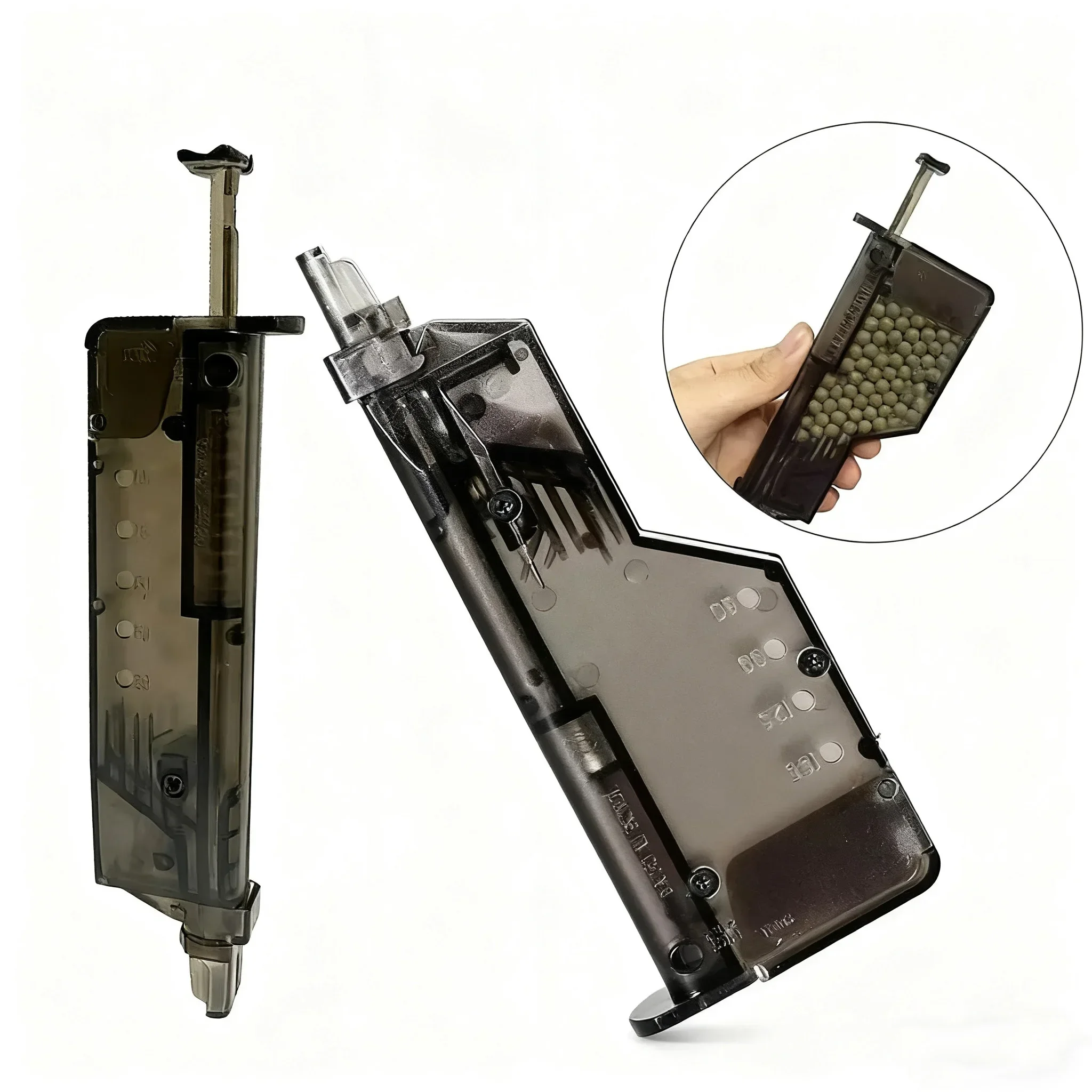 Cargador rápido de plástico para airsoft