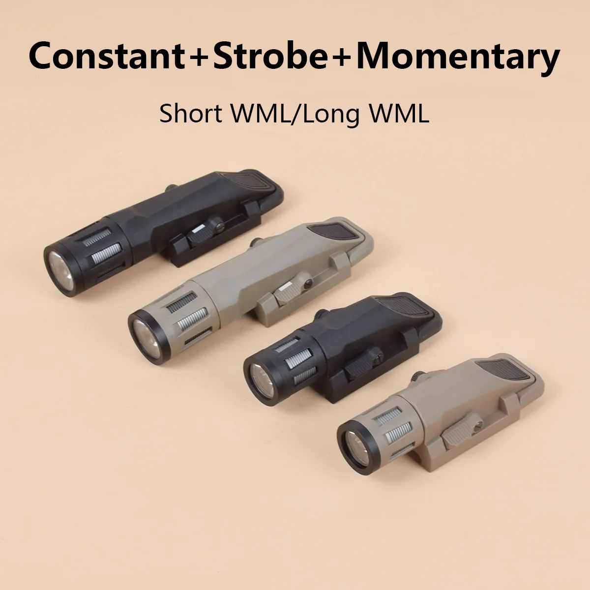 INFORCE WML APL – Linterna táctica LED montaje para pistola y rifle - imagen 4