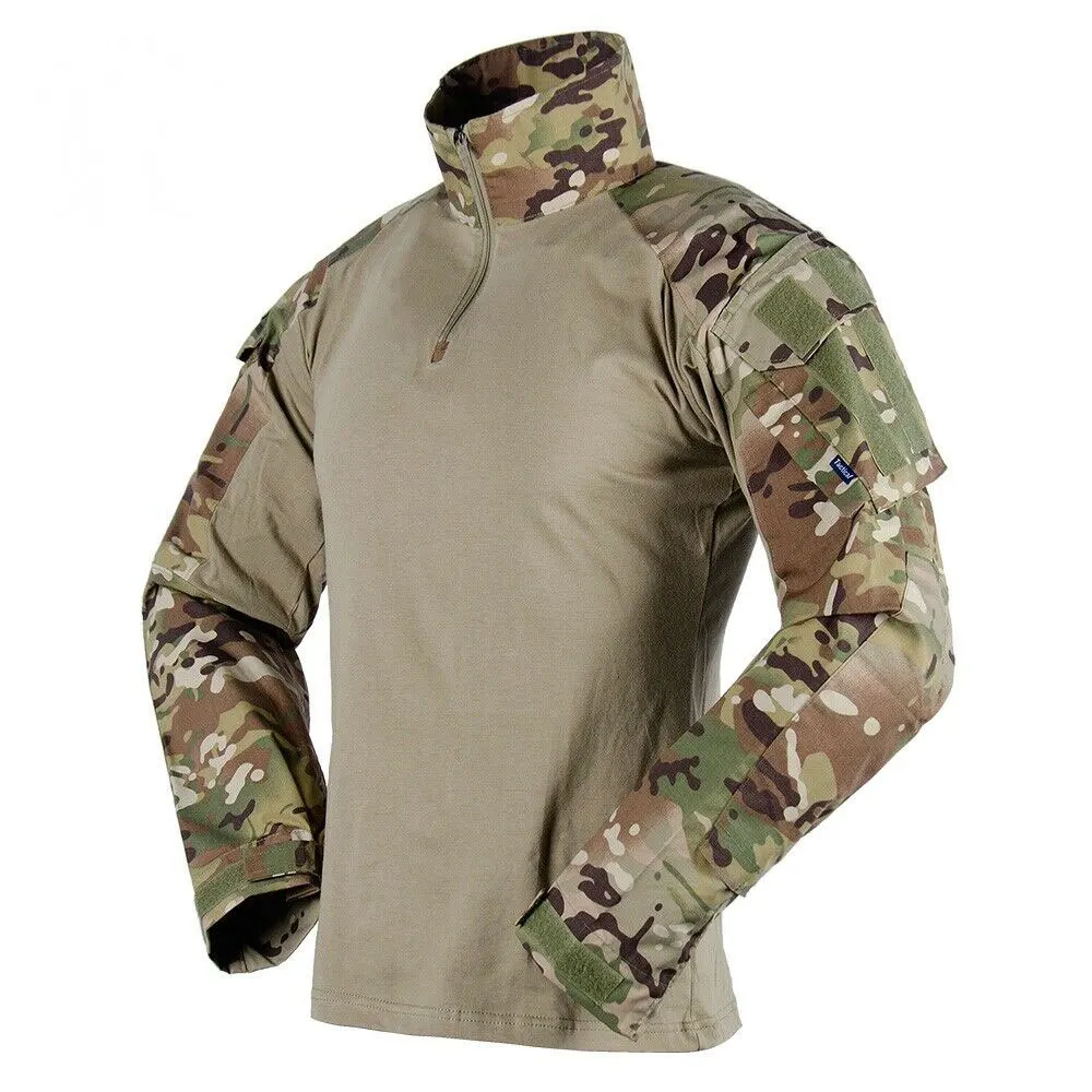 Uniforme BDU Gen3 táctico paintball manga larga corte ajustado