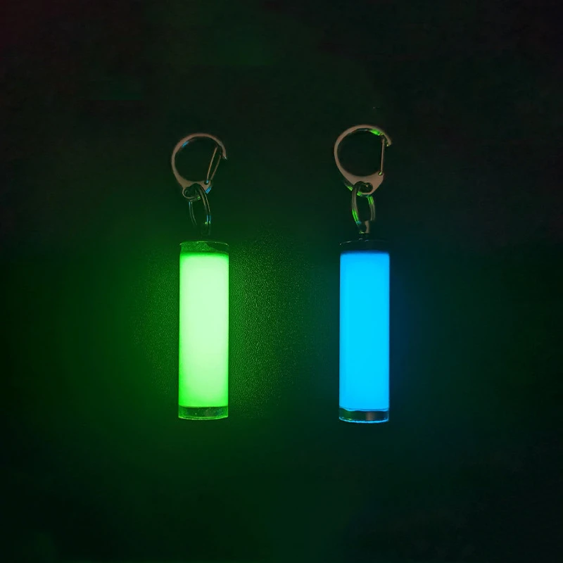 Everbright Glow Stick: colgante luminoso EDC en resina, alto brillo