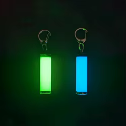 Everbright Glow Stick: colgante luminoso EDC en resina, alto brillo