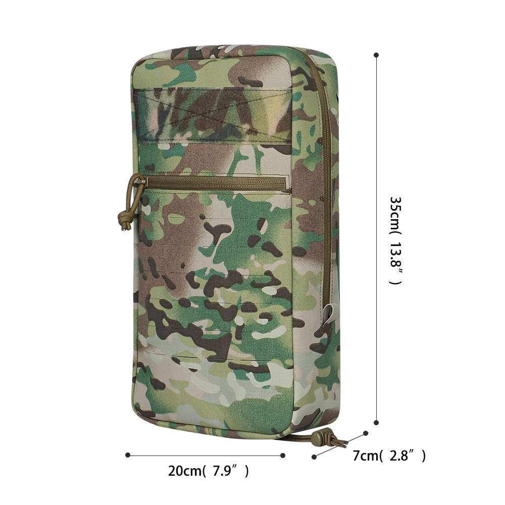 Riñonera táctica MOLLE impermeable multifunción para aire libre