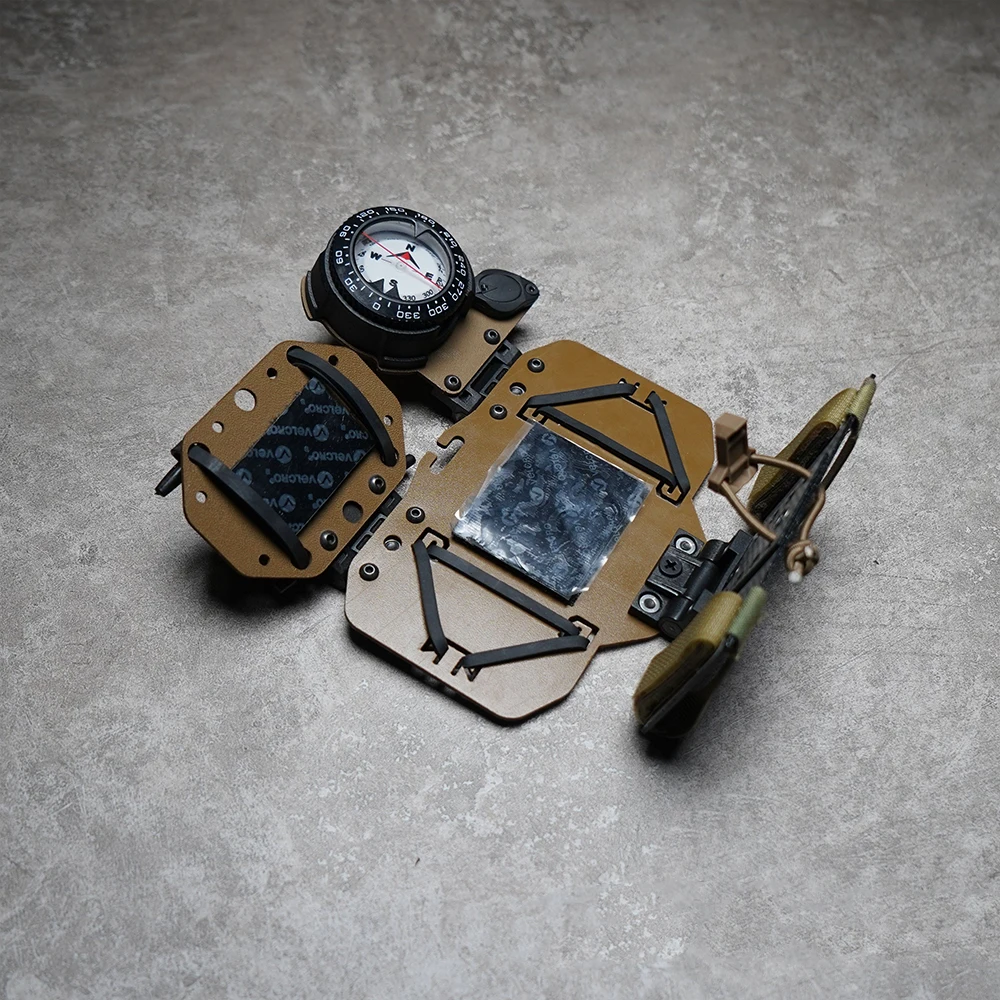 Placa táctica MOLLE de navegación para chaleco Airsoft con móvil - imagen 4