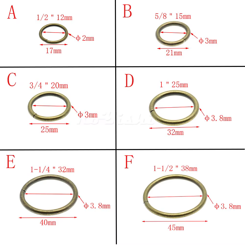 Anillos O metálicos para correas tácticas - imagen 5