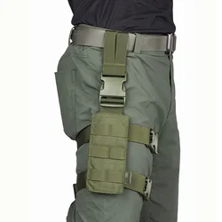Funda muslo táctica Molle para pistola con correas ajustables