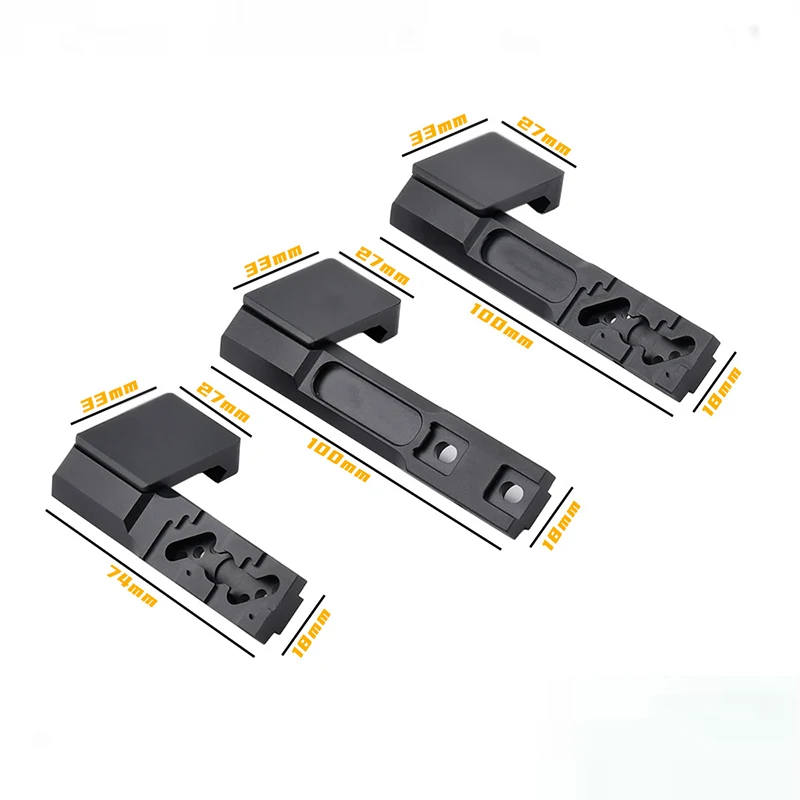 Soporte instalado en configuración táctica