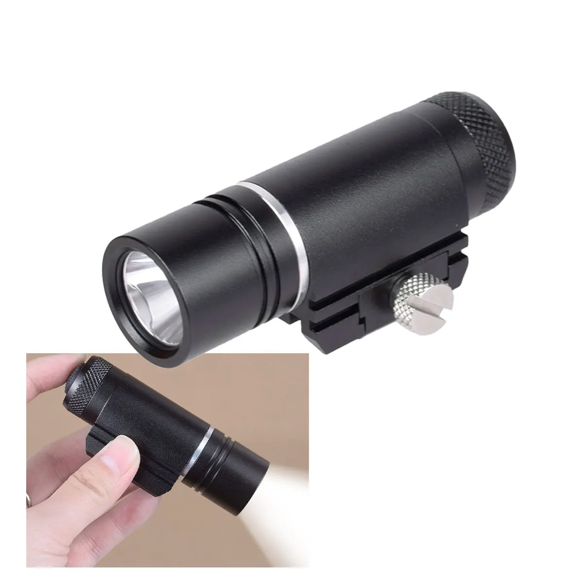 Linterna táctica LED estroboscópica para riel de 20 mm - imagen 3