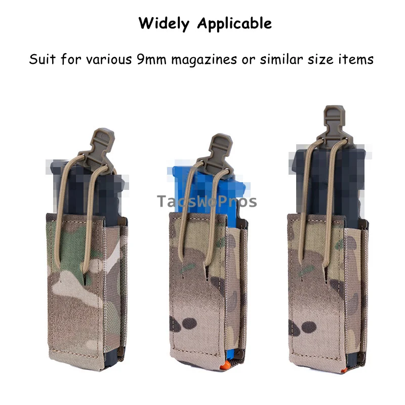 Funda táctica MOLLE para cargador de 9 mm – Portacargador de cintura - imagen 2