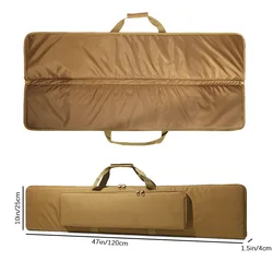 Estuche rifle 120 cm acolchado táctico para transporte escopeta y arma larga