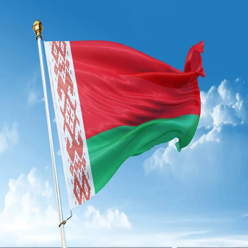 Bandera nacional de Bielorrusia 90x150cm – Poliéster para exterior - imagen 3