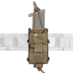 Bolsa táctica para revista de pistola 9mm con fijación MOLLE duradera