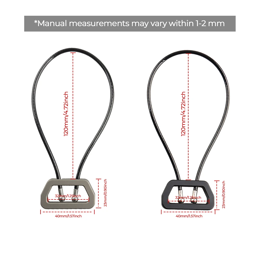 Ganchos tácticos bucle en U para eslinga cable universal - imagen 3