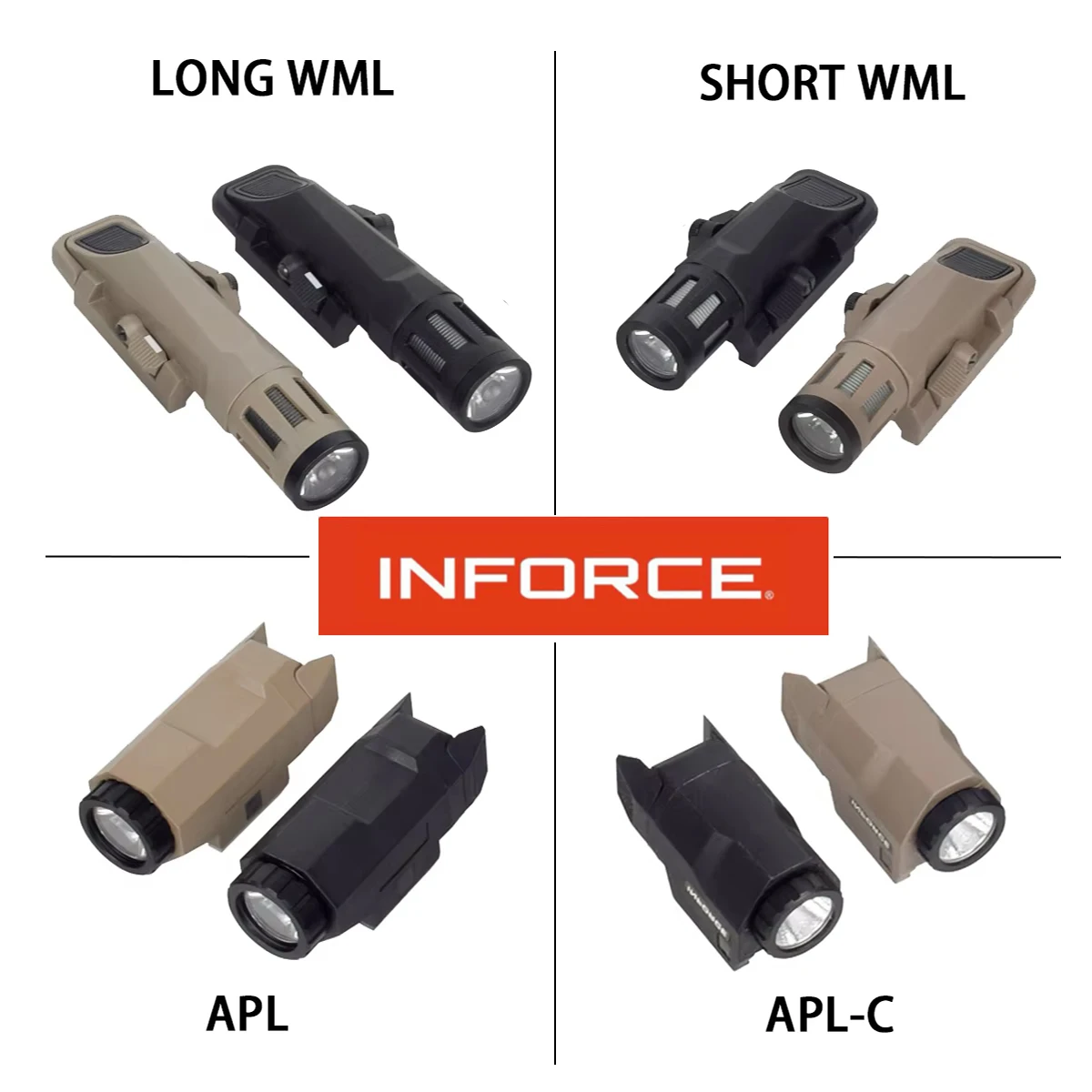 INFORCE Linterna táctica WML APL de exploración LED colgante