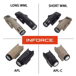 INFORCE Linterna táctica WML APL de exploración LED colgante