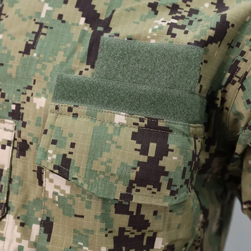 Vista posterior del uniforme