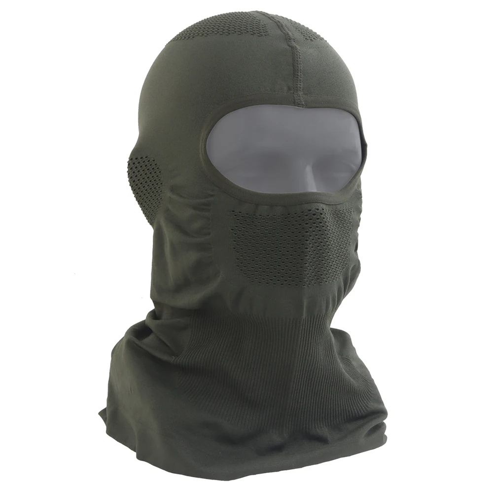 Balaclava táctica de malla metálica respirable para airsoft y tiro