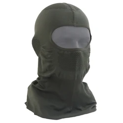 Balaclava táctica de malla metálica respirable para airsoft y tiro