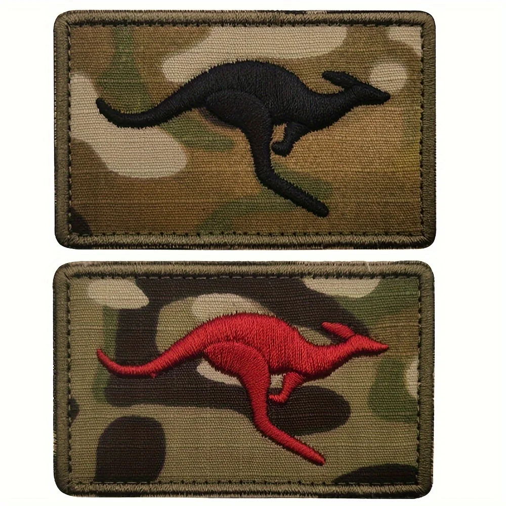Parche táctico bordado con canguro australiano