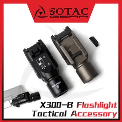 Linterna táctica SOTAC-GEAR X300Ultra LED blanca para riel Picatinny