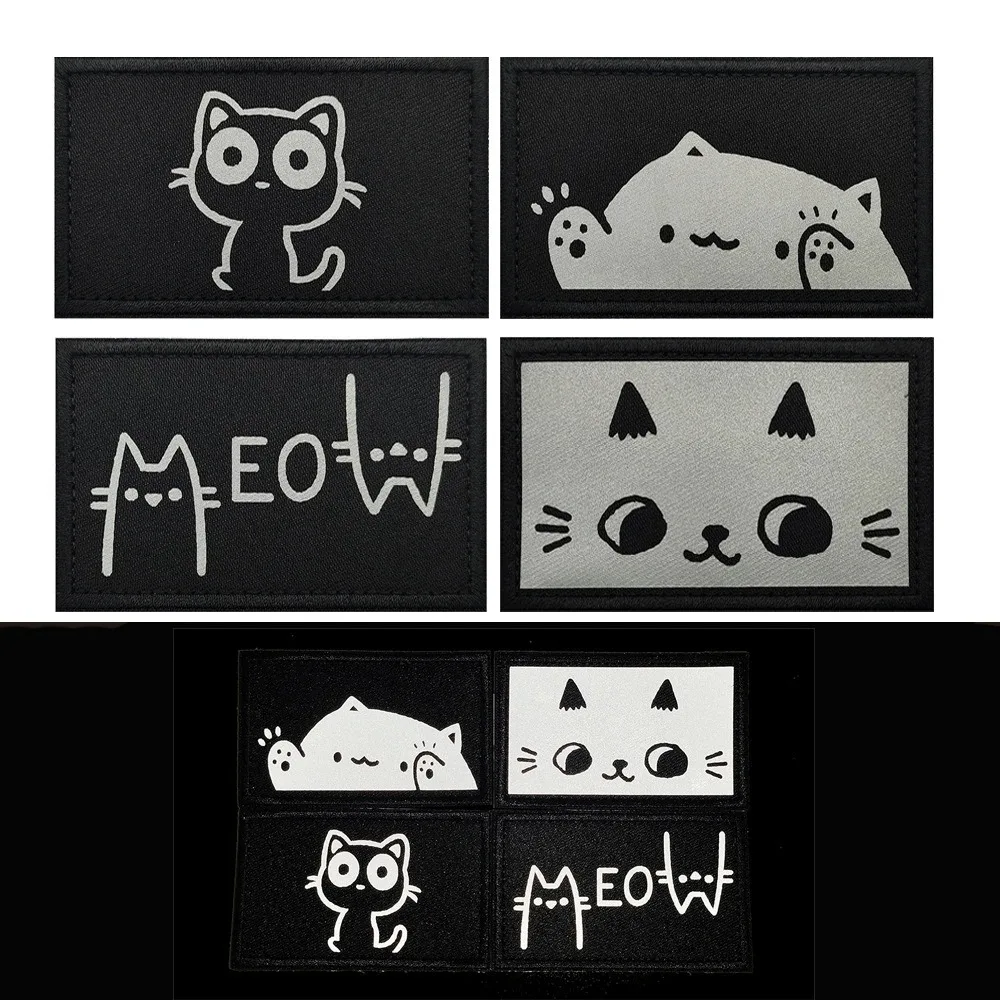 Parche táctico reflectante Teryx gato – Fijación velcro - imagen 3