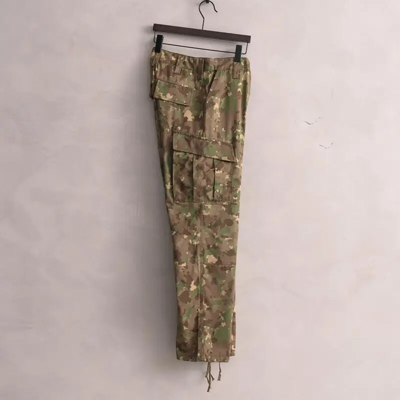 Pantalones tácticos de exterior con cintura elástica, anti-suciedad