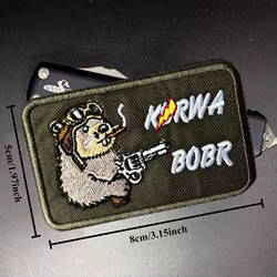 Parche bordado de moral táctica para mochila y ropa