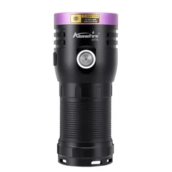 Linterna UV de potencia recargable USB: detección de billetes y manchas