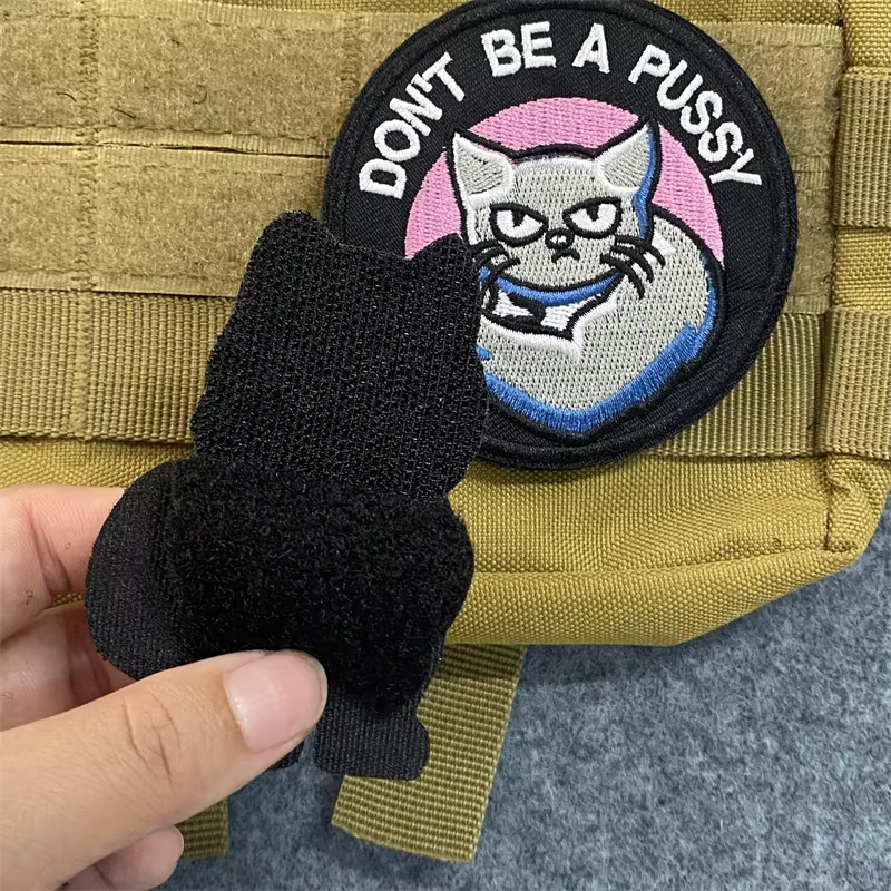 Dont Be A Pussy – Parche MOLLE gatito fuerte táctico adhesivo - imagen 4