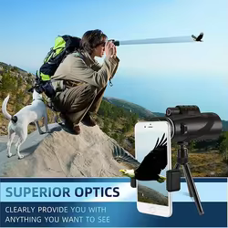 Monocular táctico 80x100 con trípode – Caza y observación outdoor