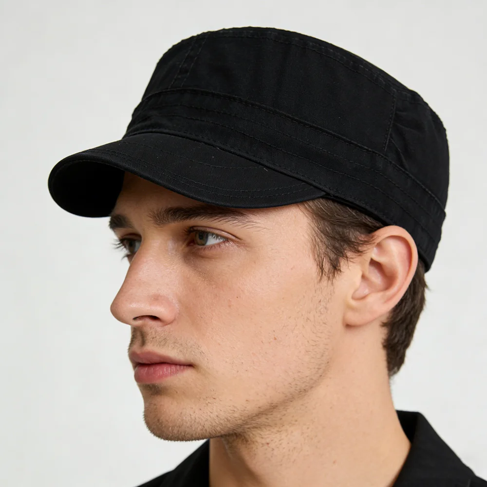 Gorra militar de algodón lavado vintage unisex primavera verano - imagen 3