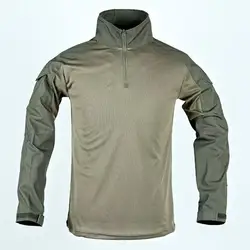 Camiseta tactica Multicam para hombre - manga larga, Airsoft y camping
