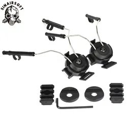 SINAIRSOFT Soporte táctico para casco con rieles ARC Ops-Core